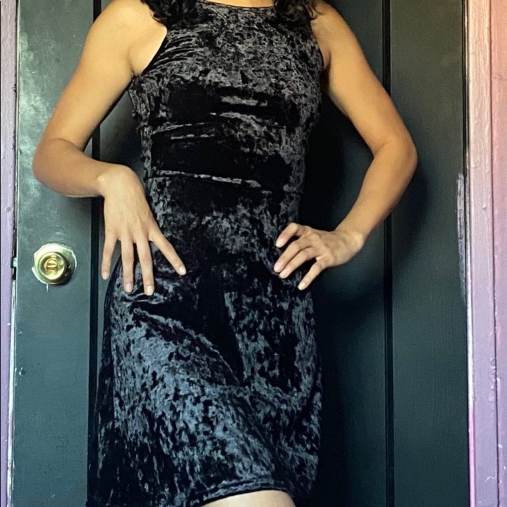 Black Velvet Dress